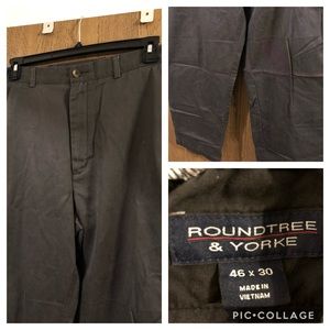 Roundtree and Yorke men’s chinos grey
